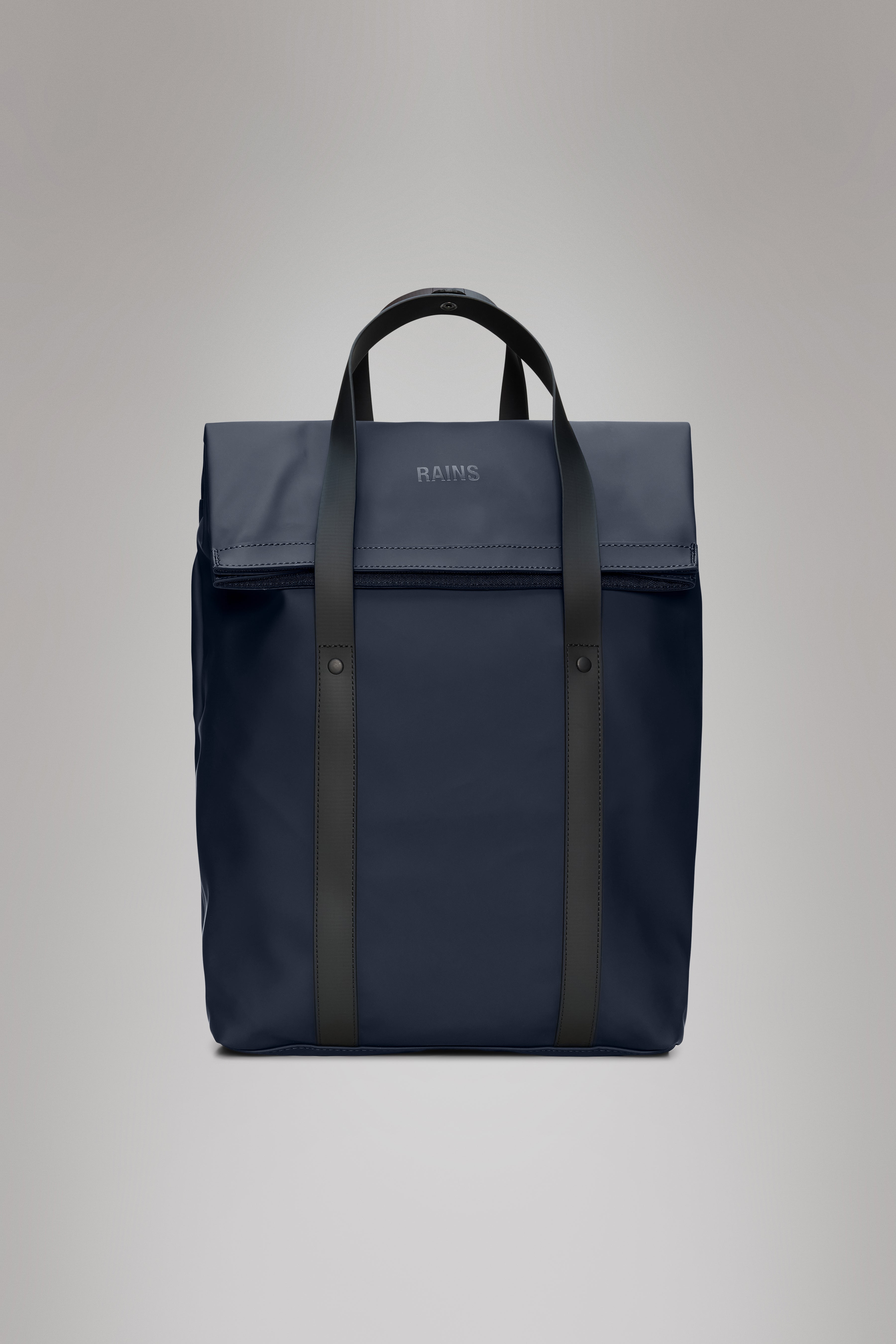 Rains 2 Way Tote Backpack Navy 23L H58 x D12 x W33 cm Backpack